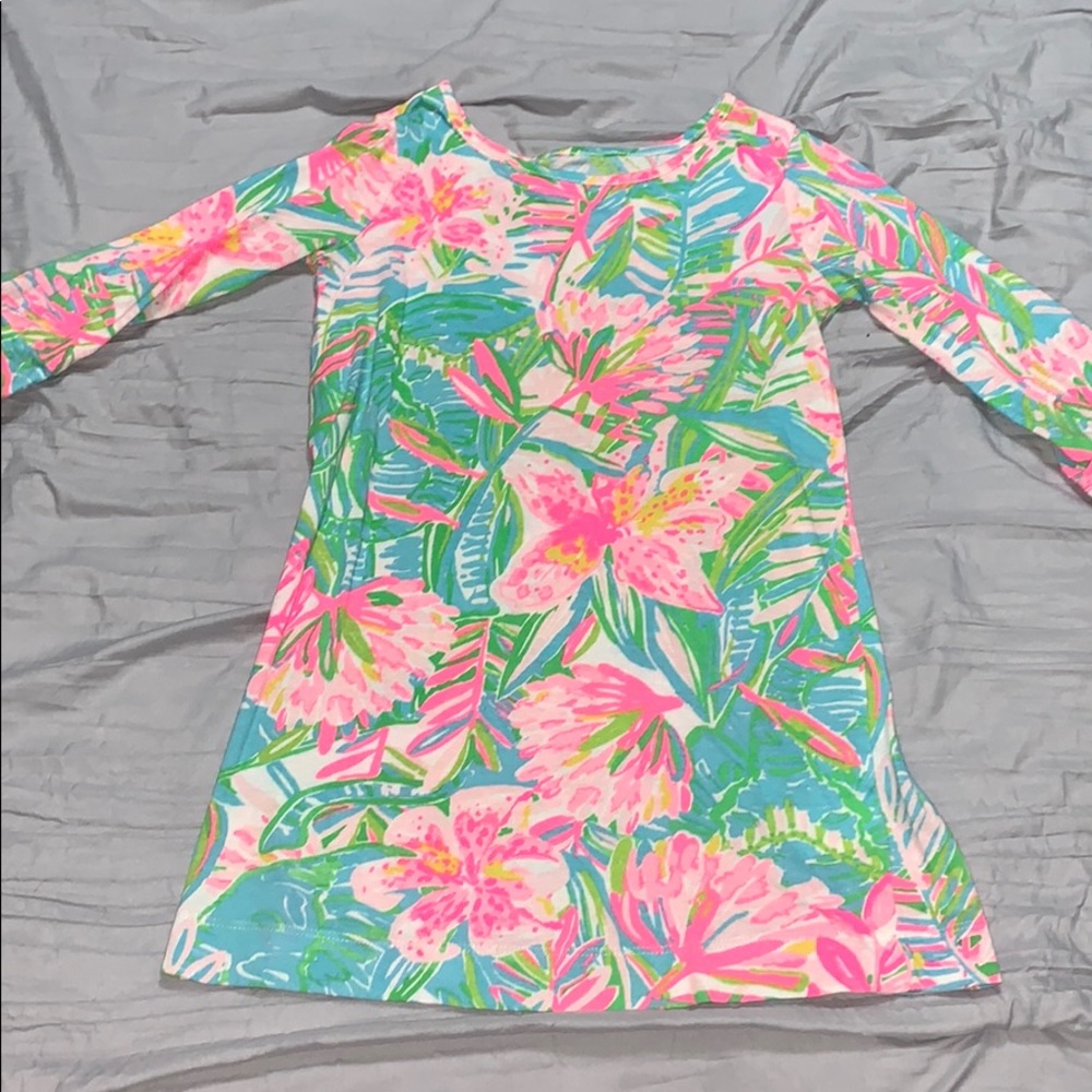 Lilly Pulitzer mini tee shirt dress size S 4-5